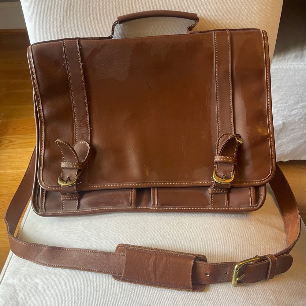 Vintage Coach soft briefcase / bag.